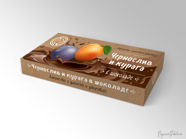 №2 Чернослив и курага в шоколаде, 220г в Северске