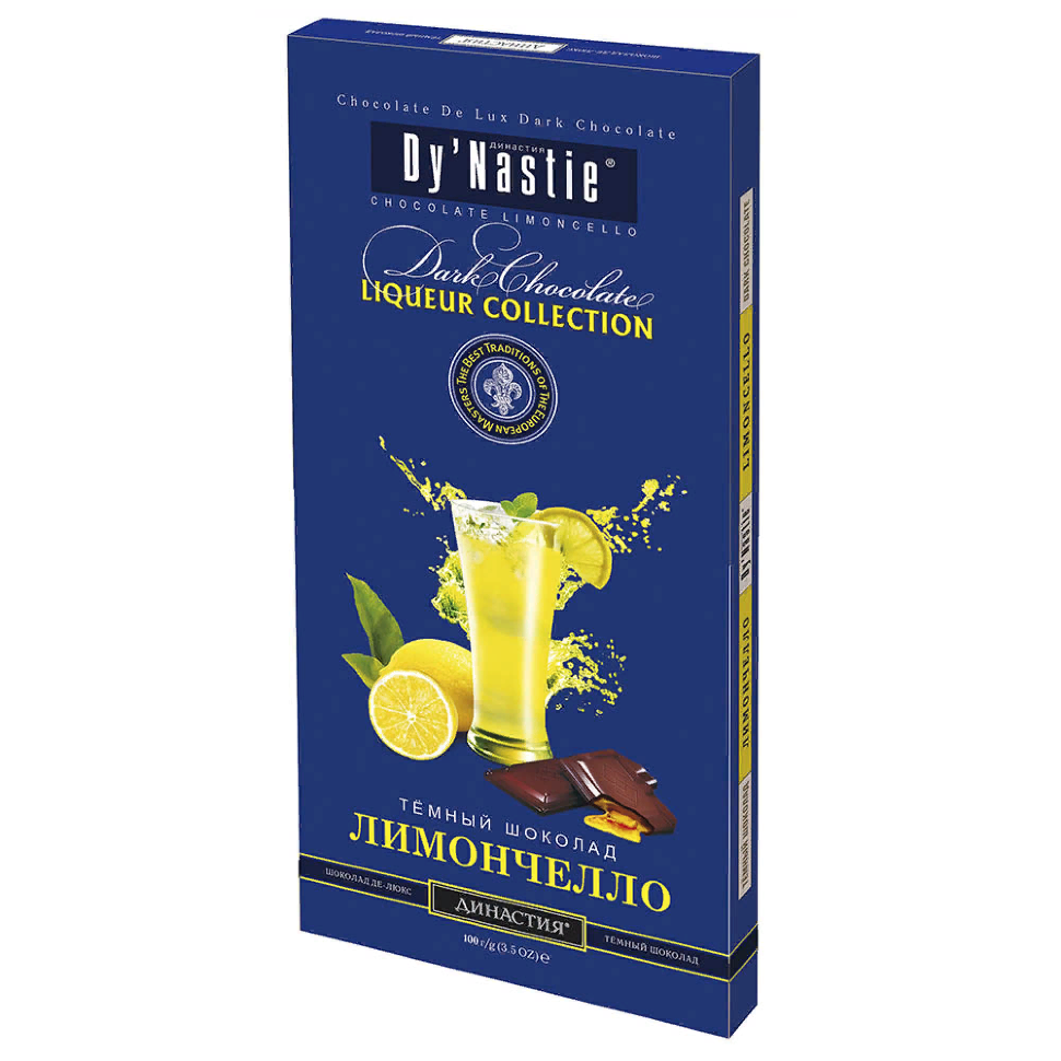  Династия Шоколад "Лимончело", (блок 10шт по 100г) в Северске