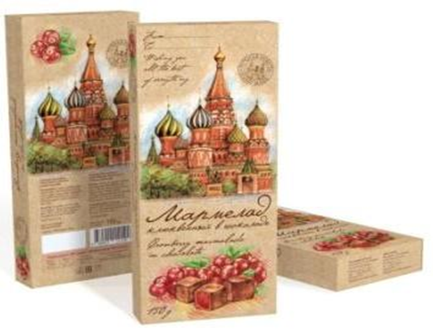  Сладарт Мармелад Клюквенный в тёмном шоколаде, 150г  в Северске
