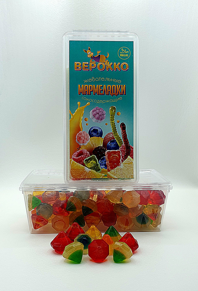  Жевательный мармелад Самоцветы, 250г      в Северске